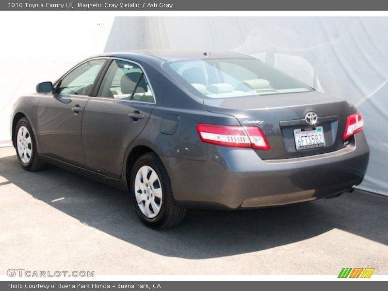 Magnetic Gray Metallic / Ash Gray 2010 Toyota Camry LE