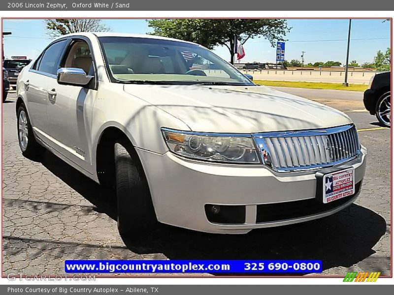 Oxford White / Sand 2006 Lincoln Zephyr