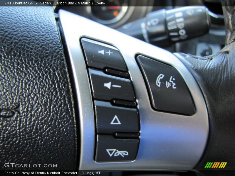 Carbon Black Metallic / Ebony 2010 Pontiac G6 GT Sedan