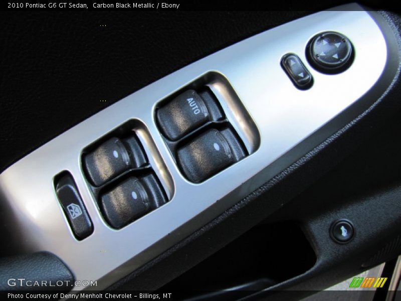 Carbon Black Metallic / Ebony 2010 Pontiac G6 GT Sedan