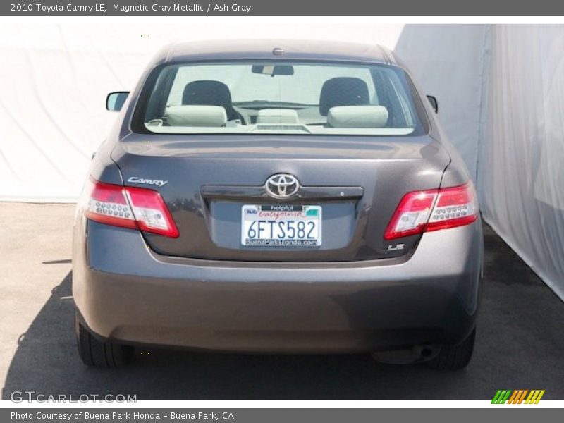 Magnetic Gray Metallic / Ash Gray 2010 Toyota Camry LE
