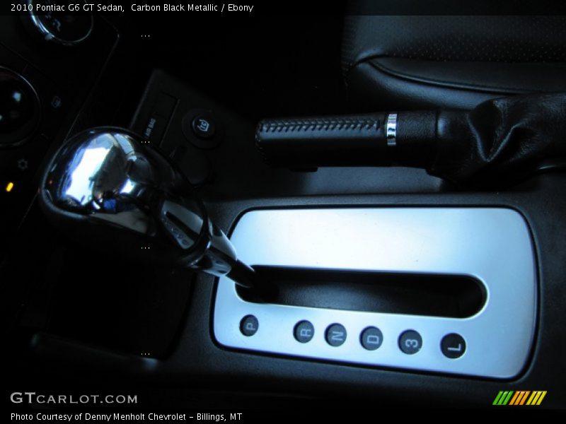 Carbon Black Metallic / Ebony 2010 Pontiac G6 GT Sedan