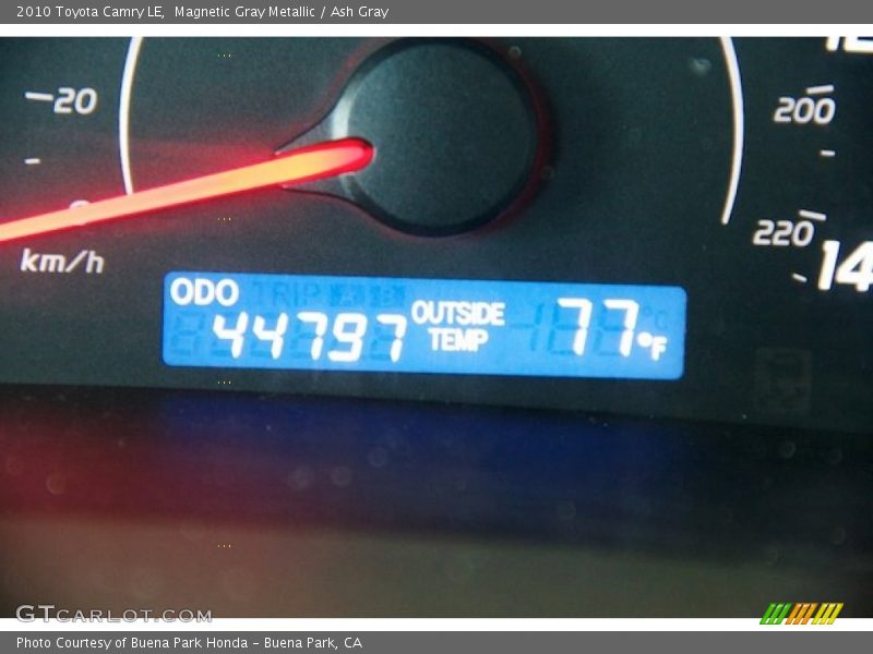 Magnetic Gray Metallic / Ash Gray 2010 Toyota Camry LE