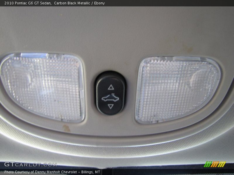 Carbon Black Metallic / Ebony 2010 Pontiac G6 GT Sedan