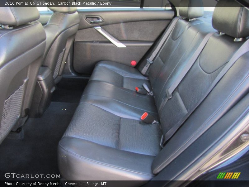 Carbon Black Metallic / Ebony 2010 Pontiac G6 GT Sedan