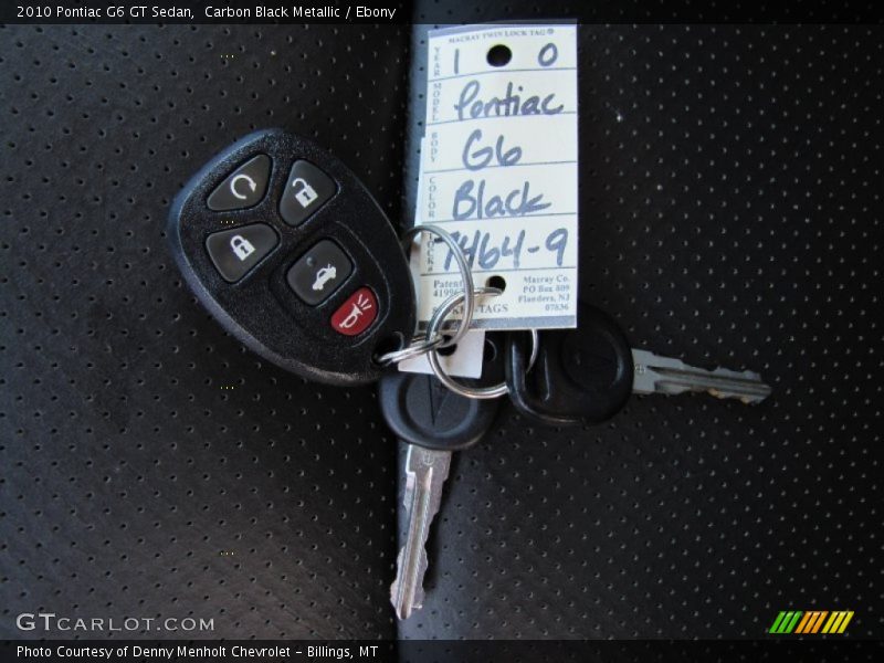 Carbon Black Metallic / Ebony 2010 Pontiac G6 GT Sedan