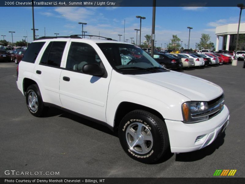 Summit White / Light Gray 2006 Chevrolet TrailBlazer LS 4x4
