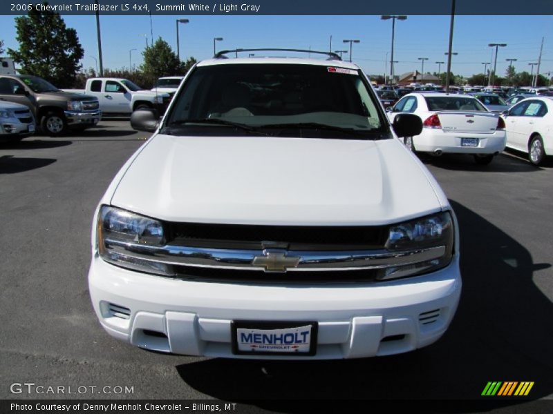 Summit White / Light Gray 2006 Chevrolet TrailBlazer LS 4x4