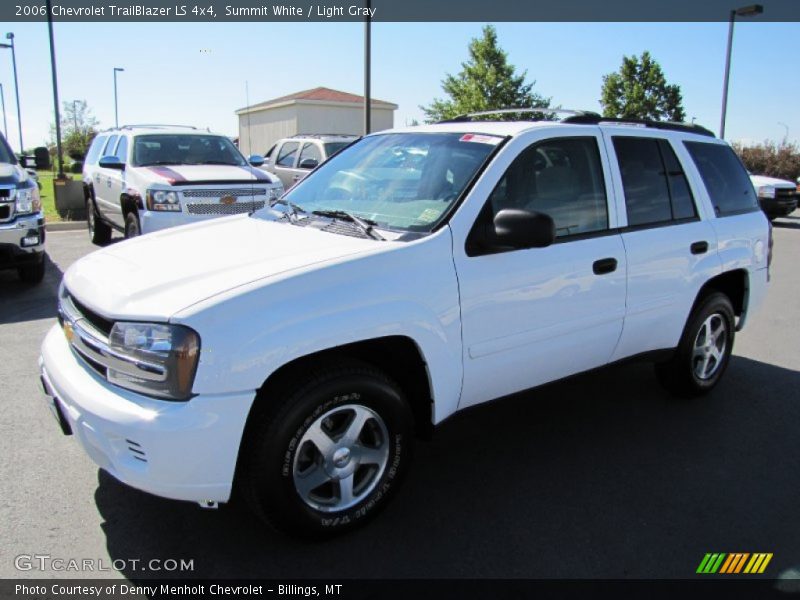 Summit White / Light Gray 2006 Chevrolet TrailBlazer LS 4x4