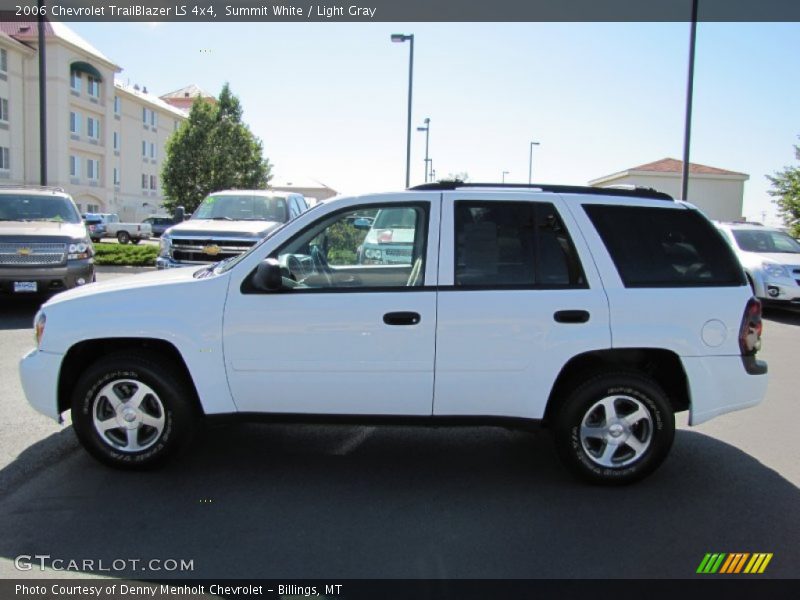 Summit White / Light Gray 2006 Chevrolet TrailBlazer LS 4x4