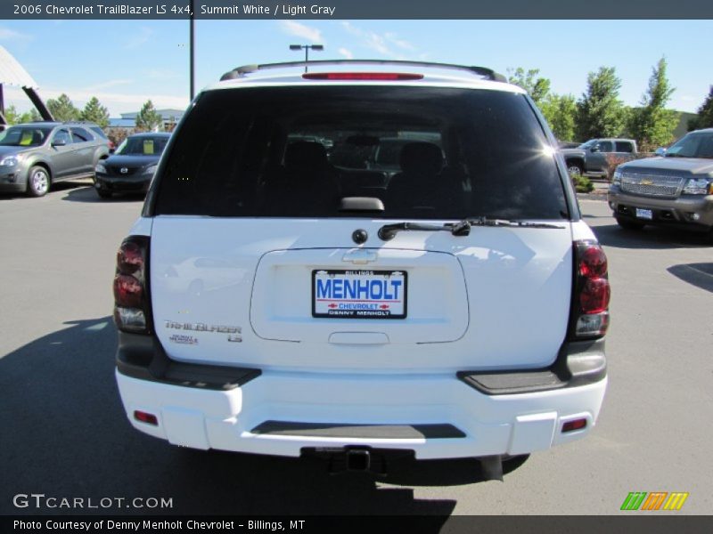 Summit White / Light Gray 2006 Chevrolet TrailBlazer LS 4x4