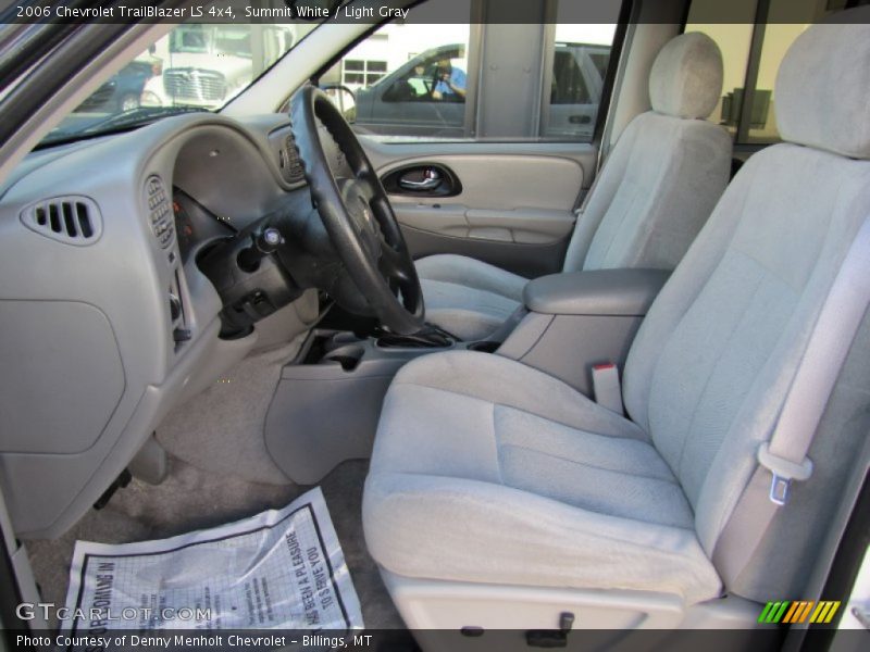 Summit White / Light Gray 2006 Chevrolet TrailBlazer LS 4x4