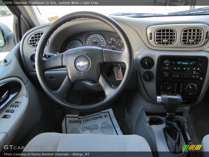 Summit White / Light Gray 2006 Chevrolet TrailBlazer LS 4x4