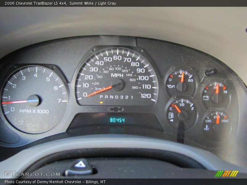 Summit White / Light Gray 2006 Chevrolet TrailBlazer LS 4x4