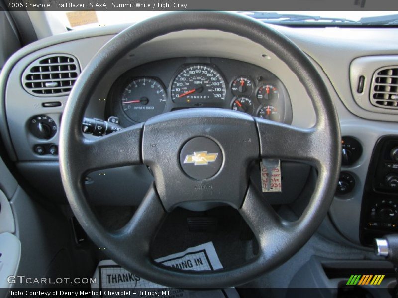 Summit White / Light Gray 2006 Chevrolet TrailBlazer LS 4x4