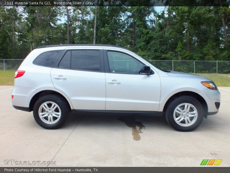Moonstone Silver / Gray 2011 Hyundai Santa Fe GLS