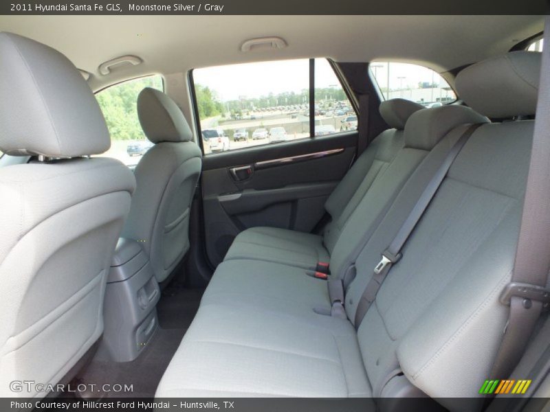 Moonstone Silver / Gray 2011 Hyundai Santa Fe GLS