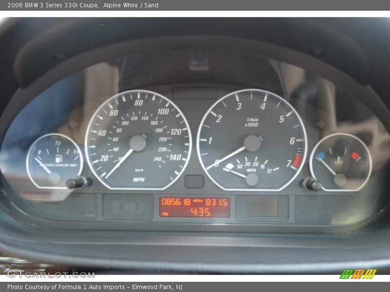 Alpine White / Sand 2006 BMW 3 Series 330i Coupe
