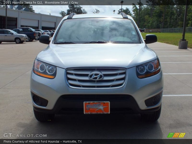Moonstone Silver / Gray 2011 Hyundai Santa Fe GLS