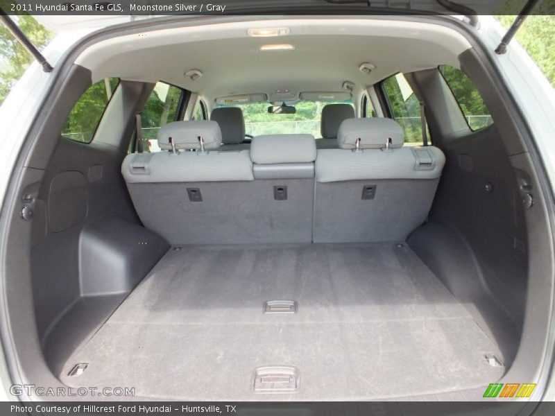 Moonstone Silver / Gray 2011 Hyundai Santa Fe GLS