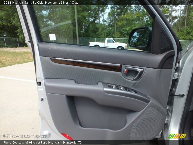 Moonstone Silver / Gray 2011 Hyundai Santa Fe GLS