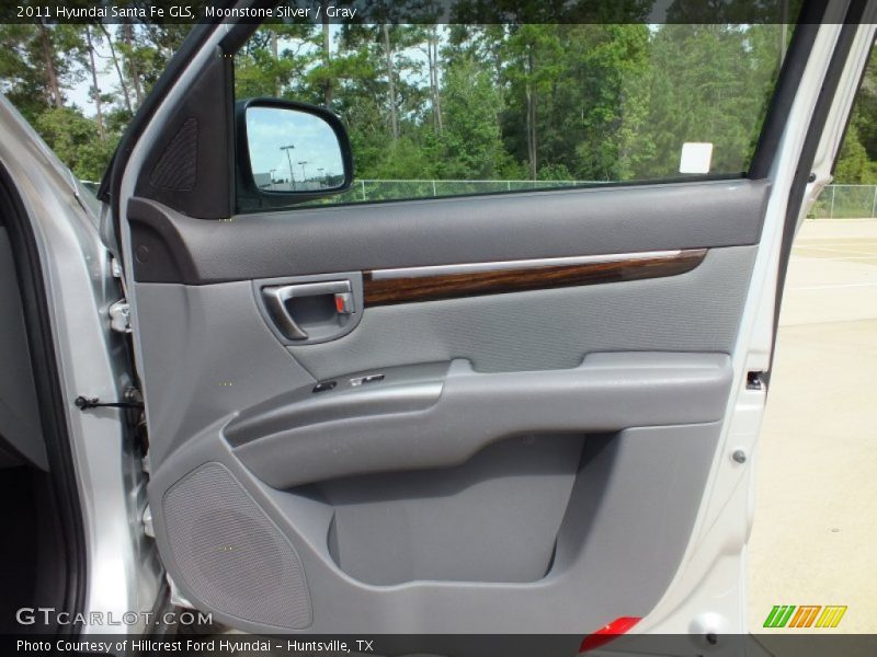Moonstone Silver / Gray 2011 Hyundai Santa Fe GLS
