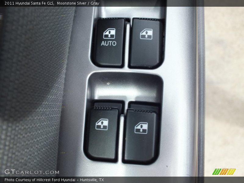 Moonstone Silver / Gray 2011 Hyundai Santa Fe GLS