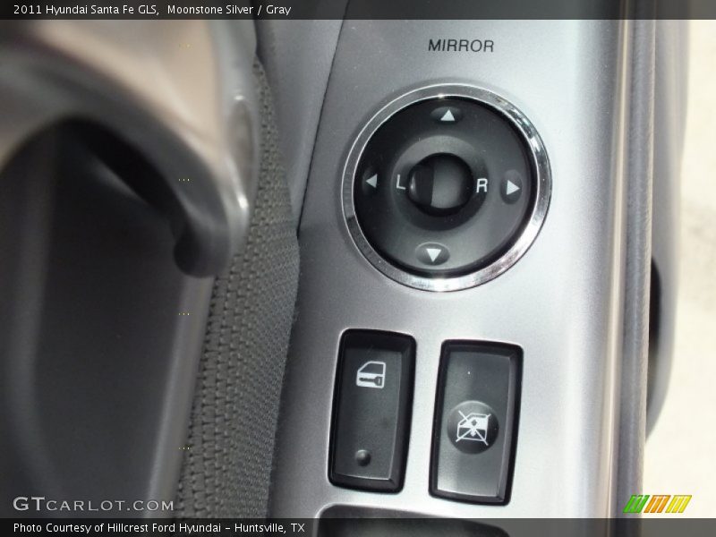 Moonstone Silver / Gray 2011 Hyundai Santa Fe GLS