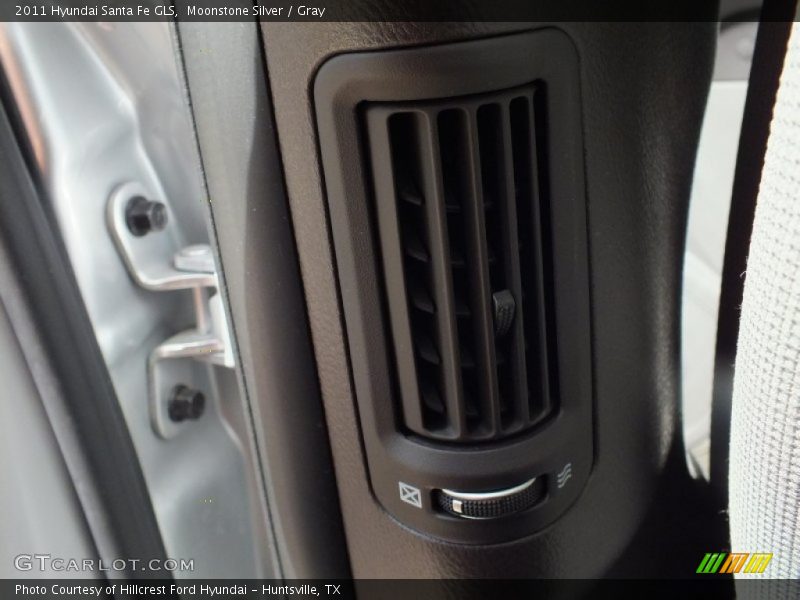 Moonstone Silver / Gray 2011 Hyundai Santa Fe GLS