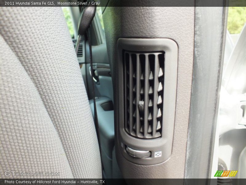 Moonstone Silver / Gray 2011 Hyundai Santa Fe GLS