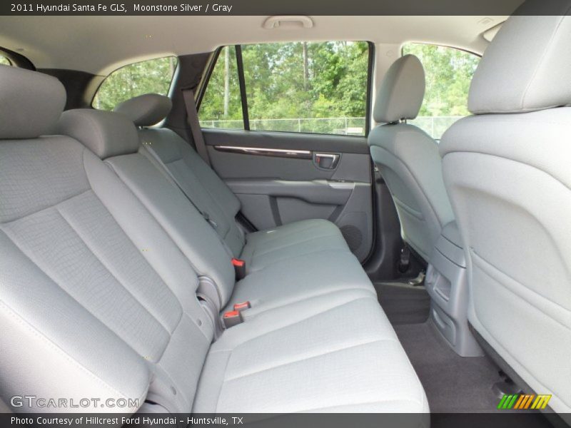 Moonstone Silver / Gray 2011 Hyundai Santa Fe GLS