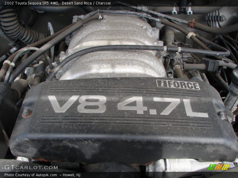 Desert Sand Mica / Charcoal 2002 Toyota Sequoia SR5 4WD