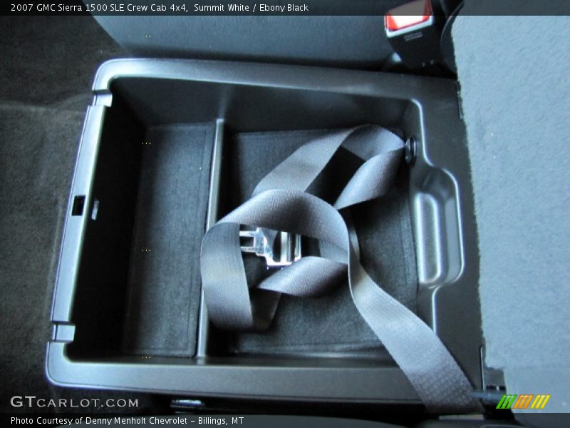 Summit White / Ebony Black 2007 GMC Sierra 1500 SLE Crew Cab 4x4