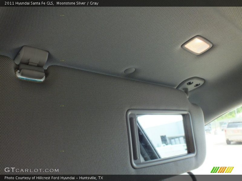 Moonstone Silver / Gray 2011 Hyundai Santa Fe GLS