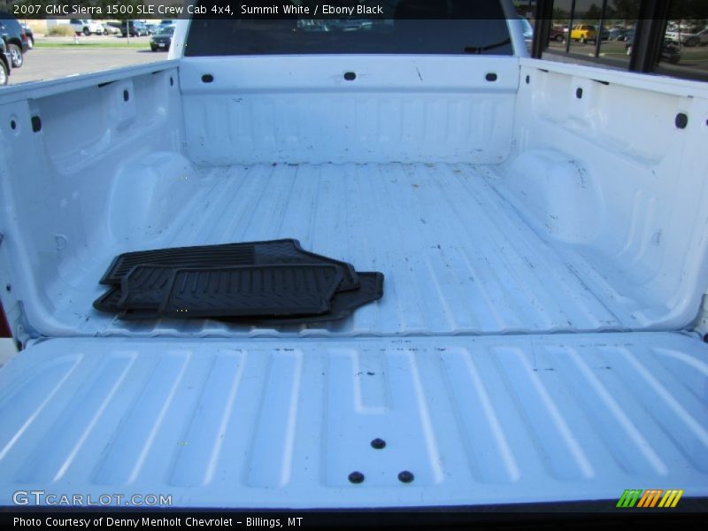 Summit White / Ebony Black 2007 GMC Sierra 1500 SLE Crew Cab 4x4