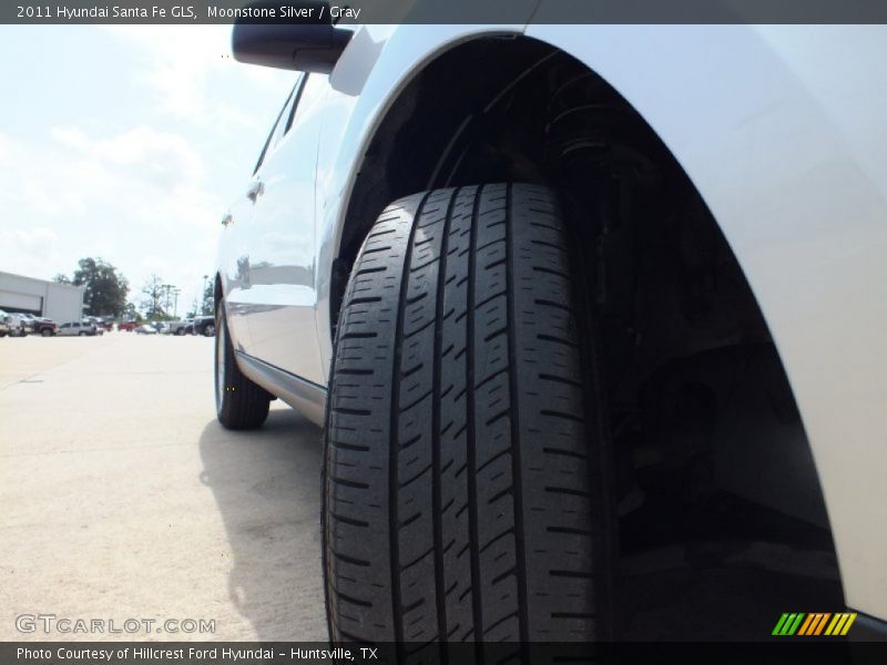 Moonstone Silver / Gray 2011 Hyundai Santa Fe GLS