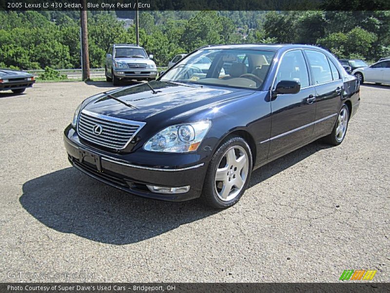 Blue Onyx Pearl / Ecru 2005 Lexus LS 430 Sedan