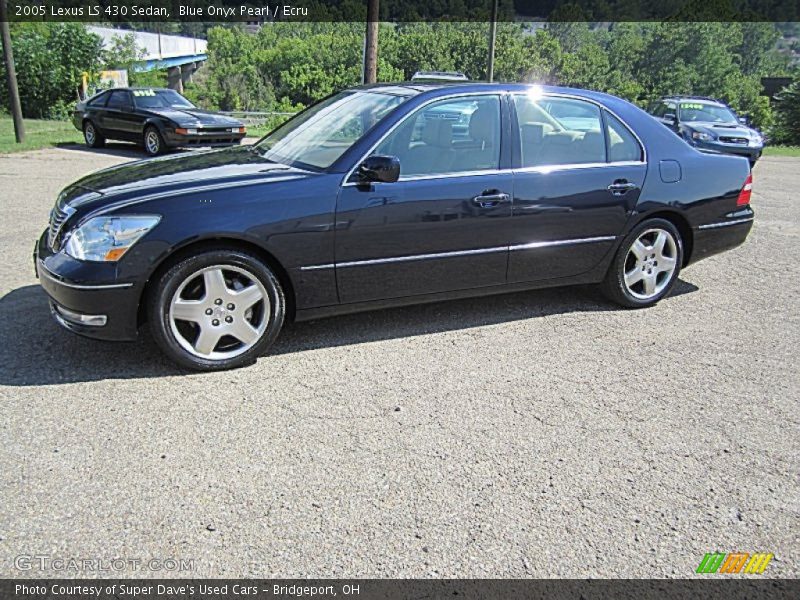 Blue Onyx Pearl / Ecru 2005 Lexus LS 430 Sedan