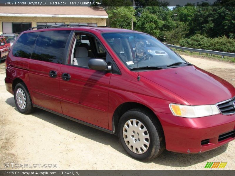 Red Rock Pearl / Quartz Gray 2002 Honda Odyssey LX
