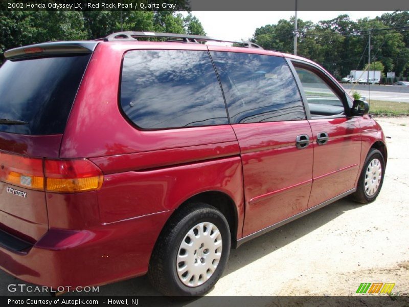 Red Rock Pearl / Quartz Gray 2002 Honda Odyssey LX