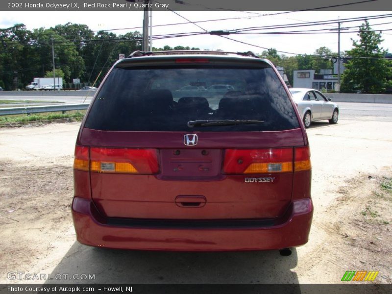 Red Rock Pearl / Quartz Gray 2002 Honda Odyssey LX