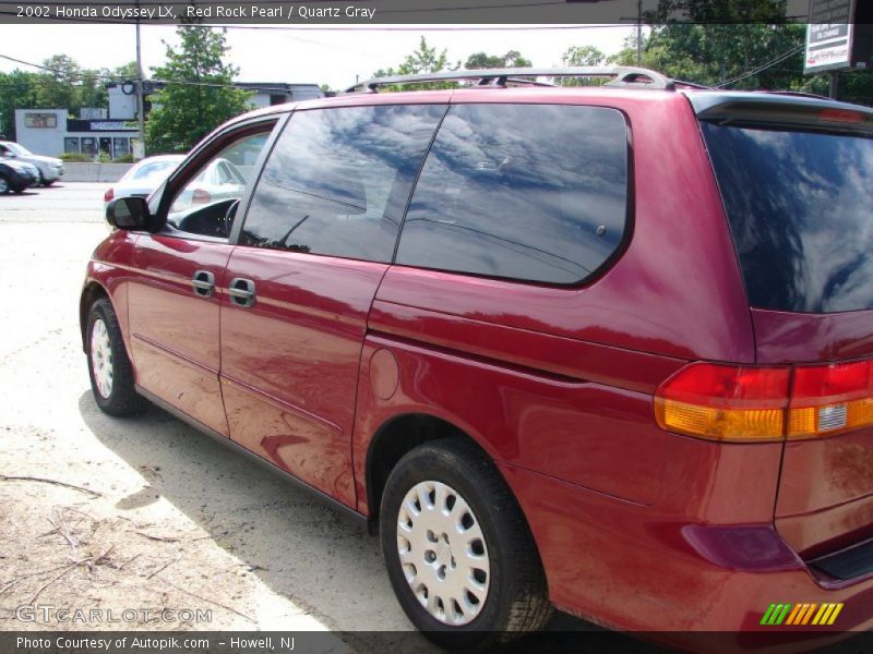 Red Rock Pearl / Quartz Gray 2002 Honda Odyssey LX