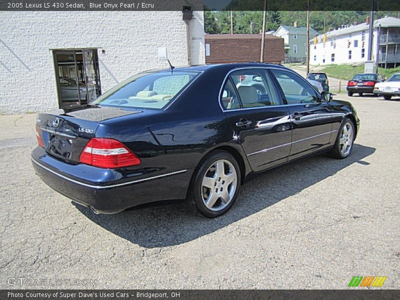 Blue Onyx Pearl / Ecru 2005 Lexus LS 430 Sedan