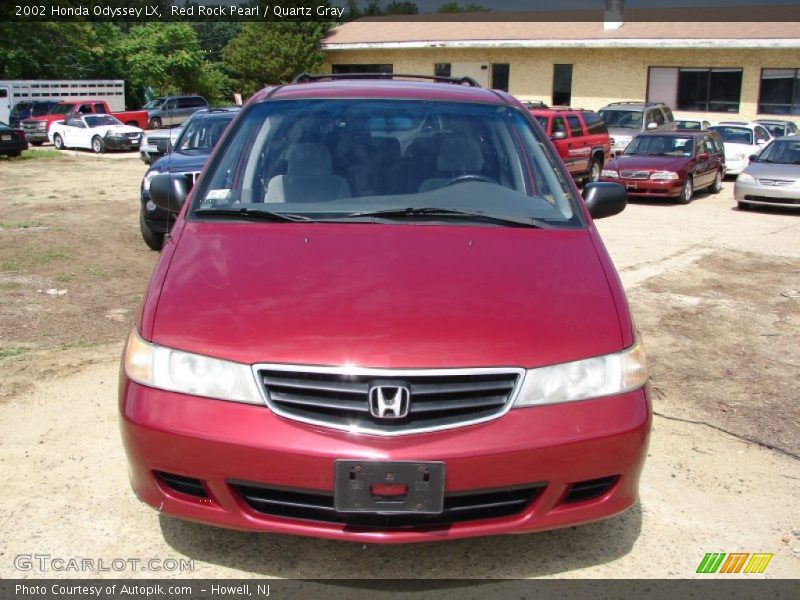 Red Rock Pearl / Quartz Gray 2002 Honda Odyssey LX