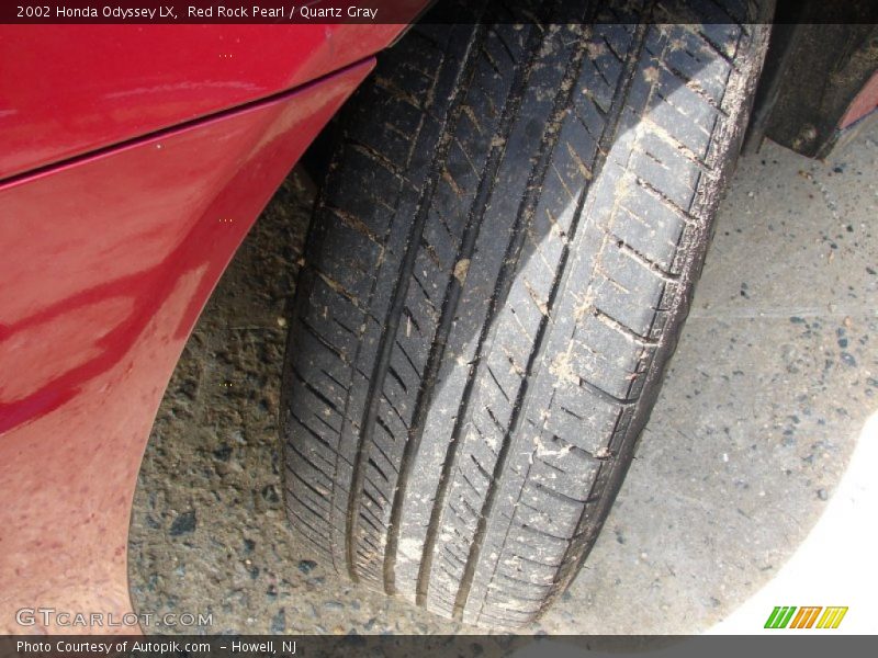 Red Rock Pearl / Quartz Gray 2002 Honda Odyssey LX