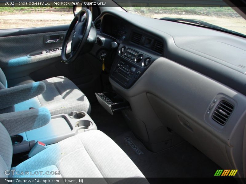 Red Rock Pearl / Quartz Gray 2002 Honda Odyssey LX