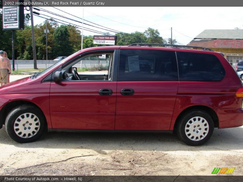 Red Rock Pearl / Quartz Gray 2002 Honda Odyssey LX