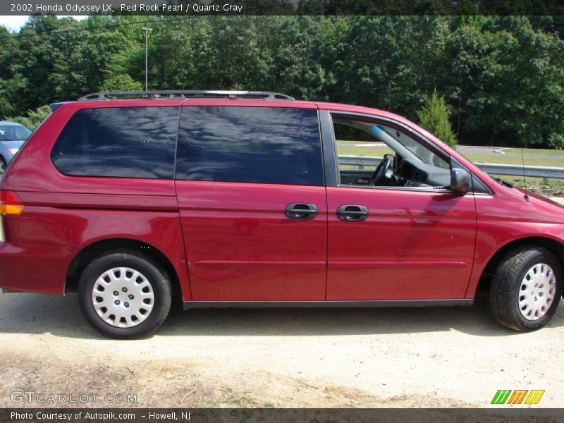 Red Rock Pearl / Quartz Gray 2002 Honda Odyssey LX