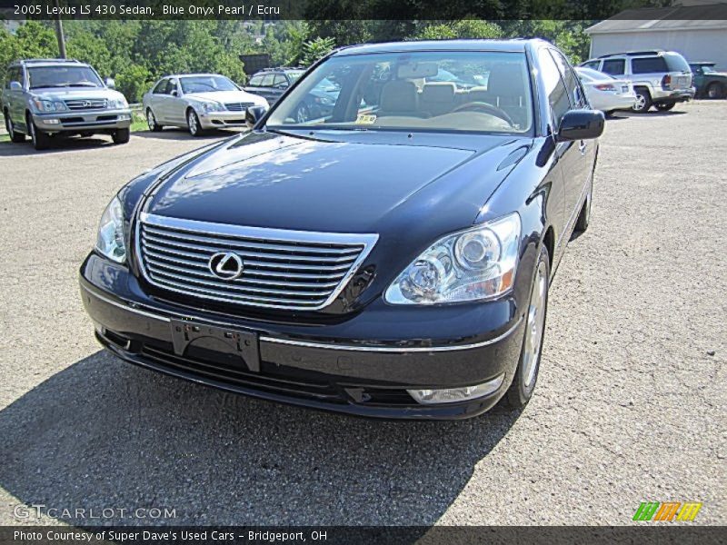 Blue Onyx Pearl / Ecru 2005 Lexus LS 430 Sedan