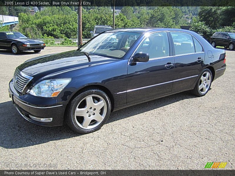 Blue Onyx Pearl / Ecru 2005 Lexus LS 430 Sedan